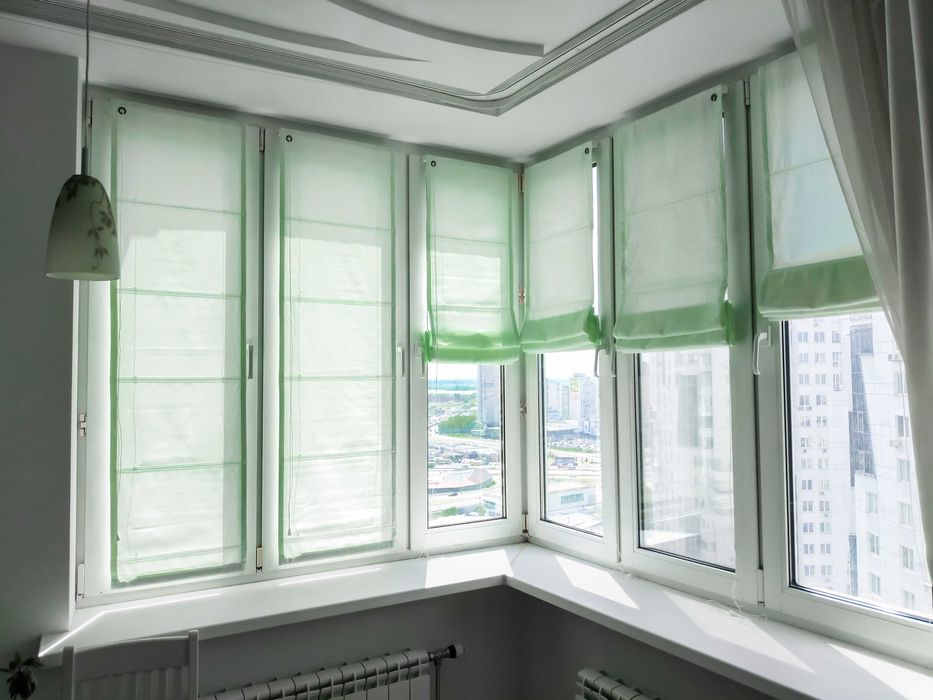 Рулонные шторы распродажа! Тканевые ролеты день ночь, Римские шторы