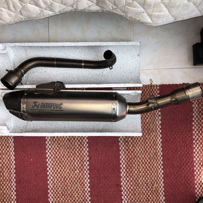 Linha de escape completa Akrapovic para yamaha MT 125