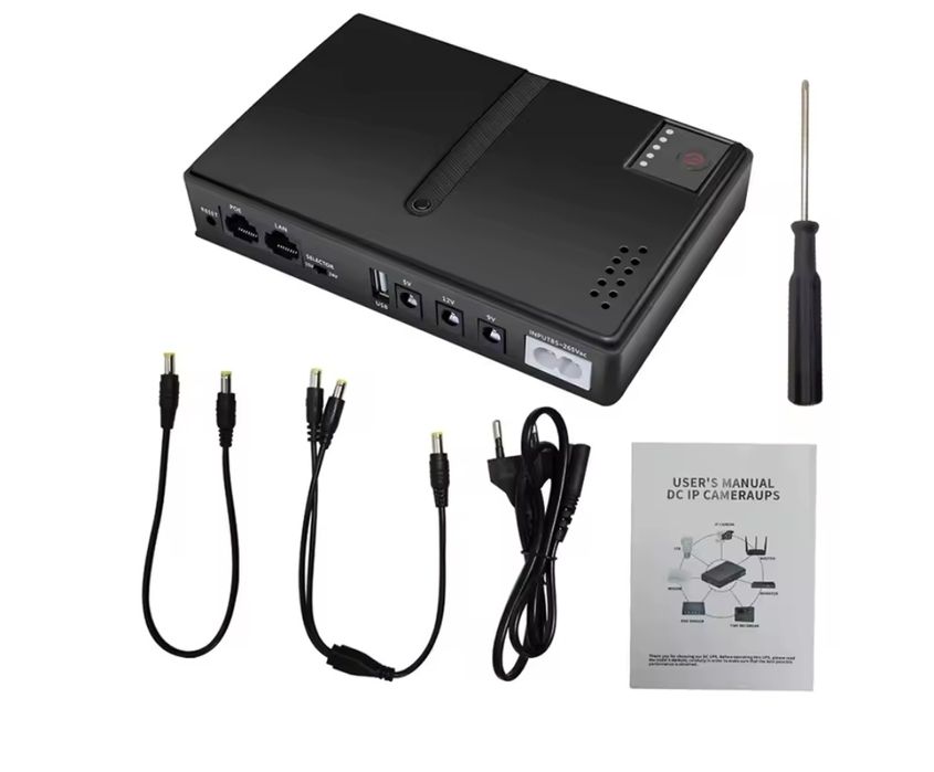 ДБЖ для роутера модема 12000 мА/год резервне живлення інтернет 12 год