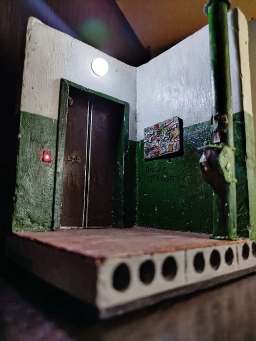 Діорама Під'їзд 1:15