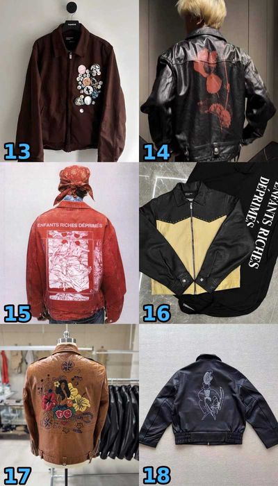 КРАЩА ЯКІСТЬ‼️Кожанка enfants riches deprimes, ерд, кожана куртка