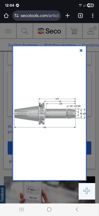Держатель Seco Tools