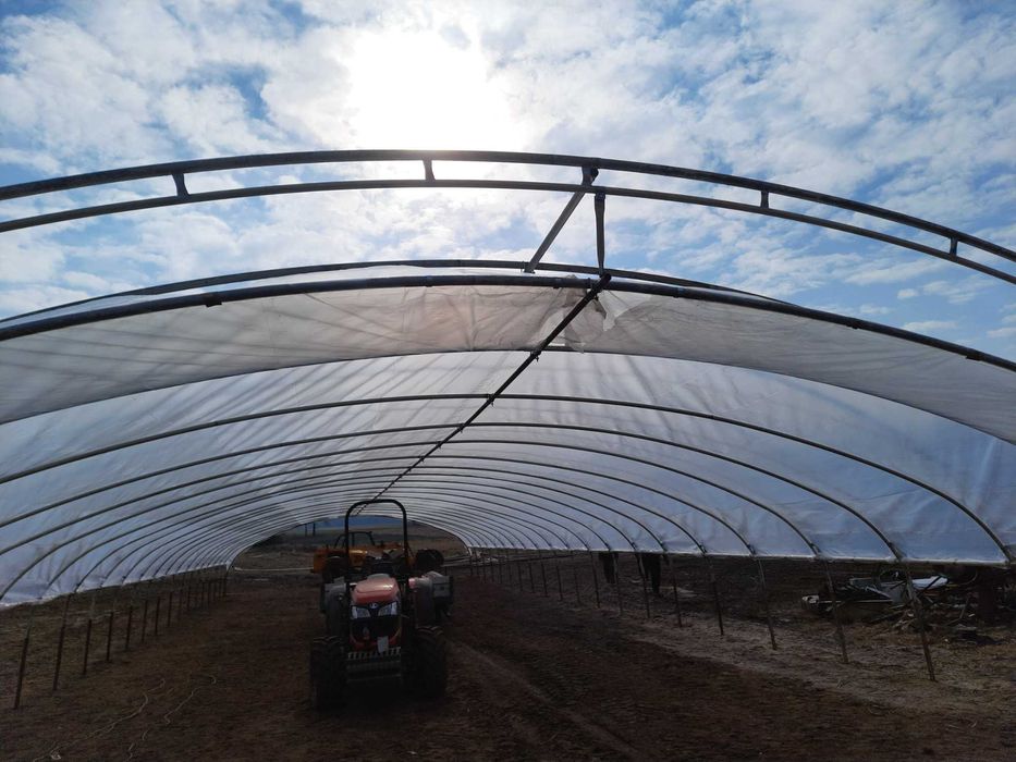 Konstrkcje tunelowe  stalowe wiaty pod plandeki