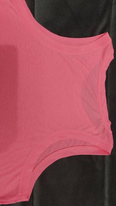 Blusa de desporto rosa de sra