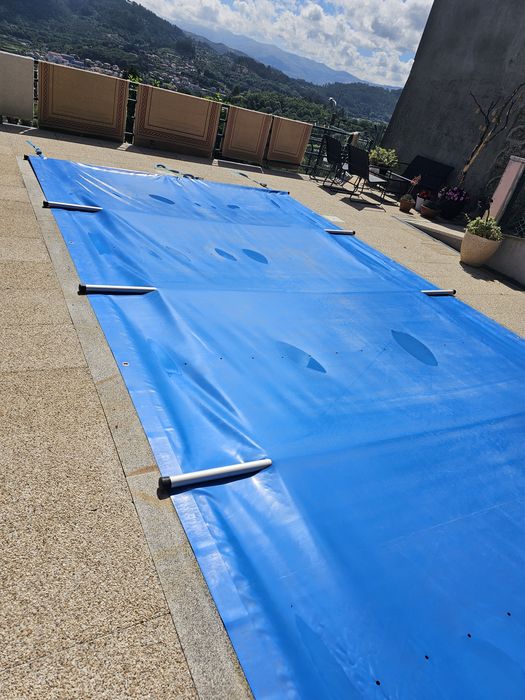 Cobertura de piscina em bom estado (apenas 6 mês de uso) para piscina 3×6 metros