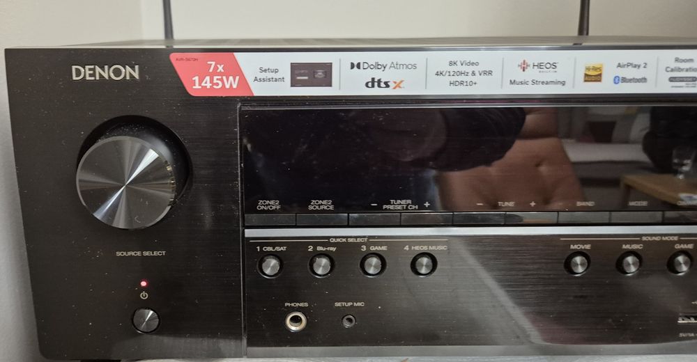 Amplituner Kina Domowego Denon AVR-S970H Amplituner 7.2 z Dolby Atmos