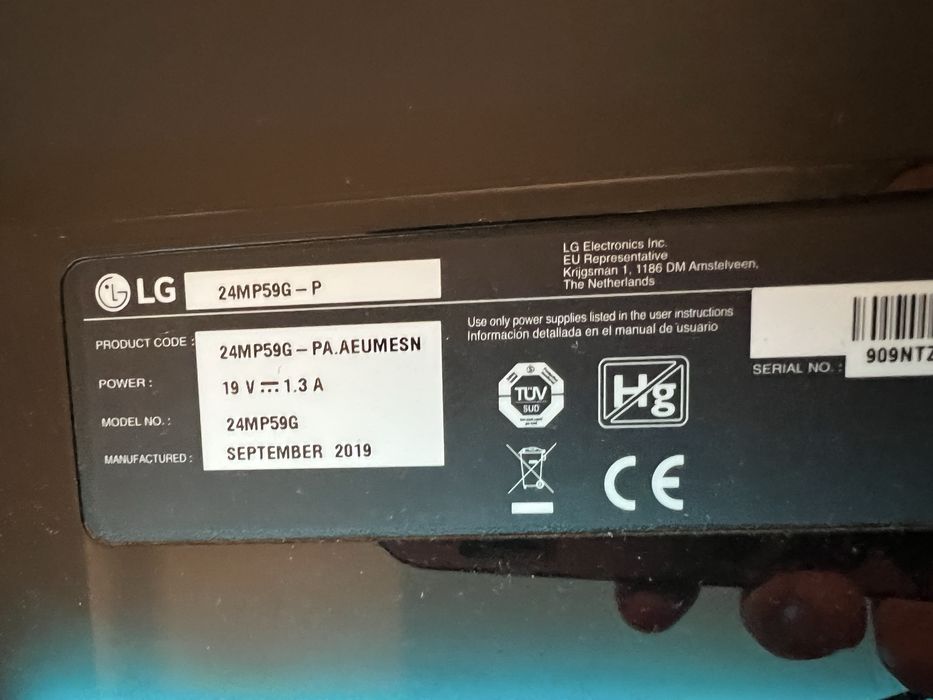 Monitor LG 24MP59G-P 75hz
