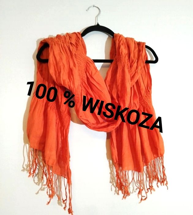 Pomarańczowy Szal/chusta 
Wymia