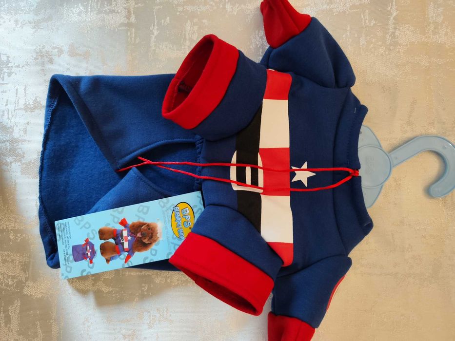 Roupa para Cão - azul e Vermelha - Tamanho XL