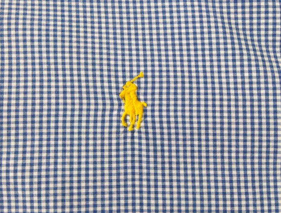 RALPH LAUREN Polo рубашка винтажная в клетку custom fit ОРИГИНАЛ S