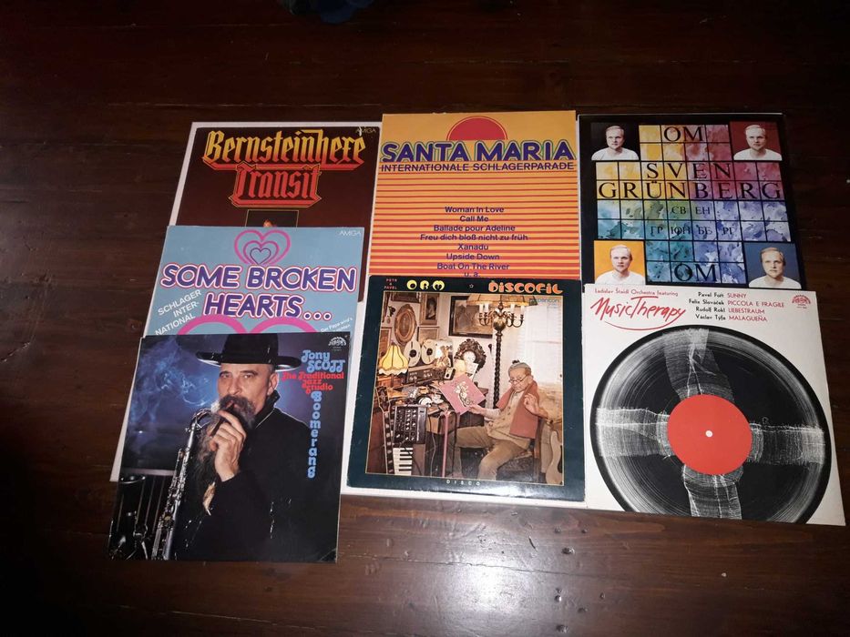 Грампластинки разные