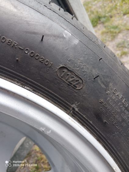 Alufelgi '16 do mercedesa z oponami