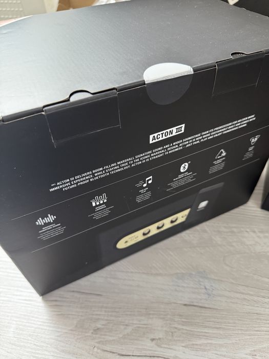 Najnowsza generacja Głosnik marshall acton III nowy czarny