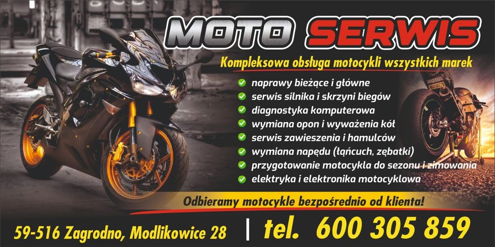 Moto Serwis Naprawa motocykli/cross/enduro odbiór od klienta