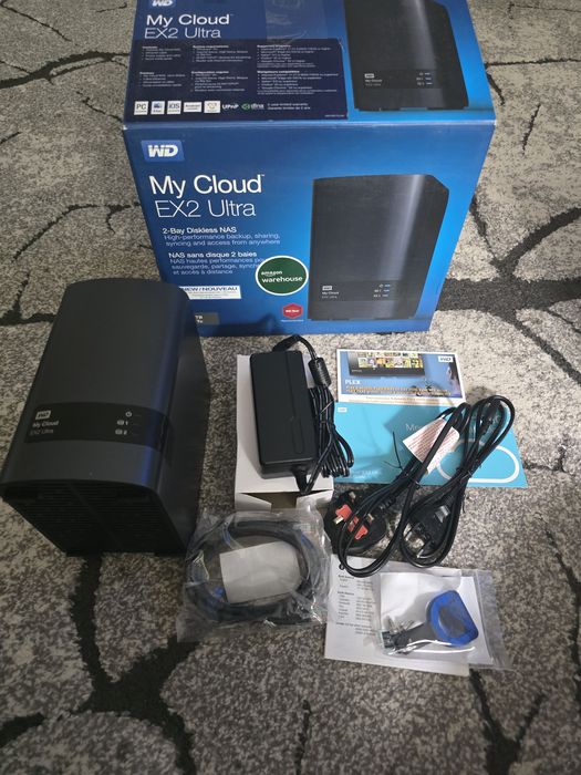 Serwer NAS WD My Cloud EX2 Ultra | Stan NOWA | Komplet w pudełku