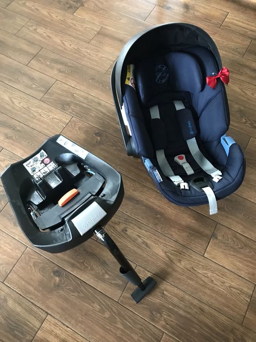 Nosidełko Fotelik Samochodowy Cybex Aton 5 + baza ISOFIX