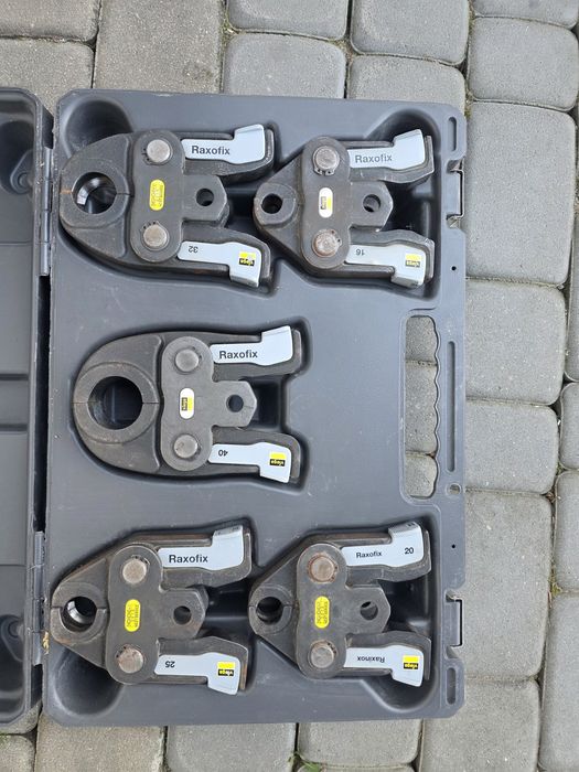 Zestaw Szczęk Viega Raxofix 16-40 mm | Komplet 5 sztuk w walizce