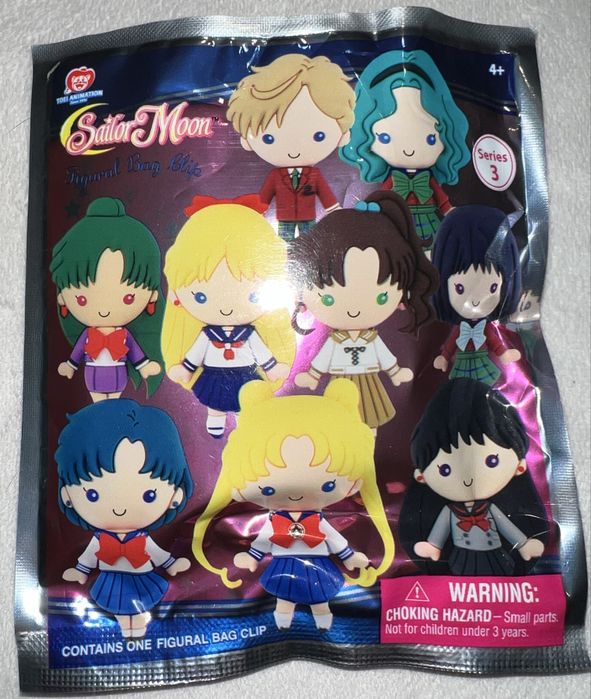 Figurka breloczek Rei Sailor Moon 3D Foam Bag Clip, series 3