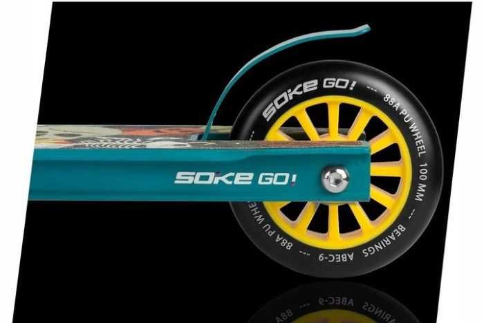 Soke Go Hulajnoga wyczynowa do 100 kg żółty/niebieski