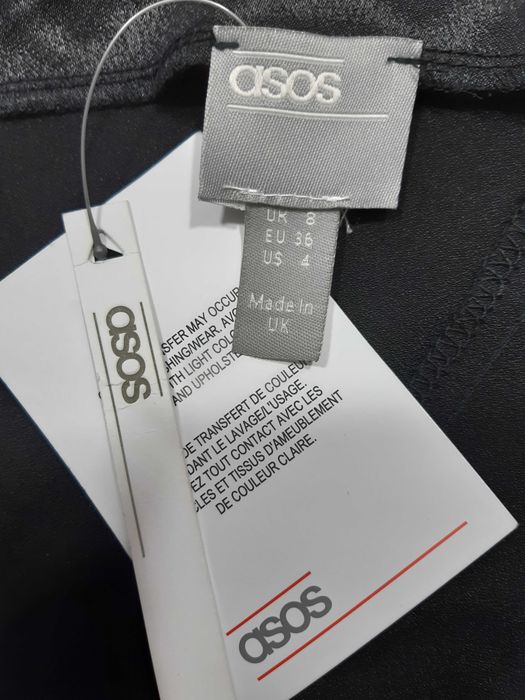 Nowa czarna bluzka damska na krzyż ASOS 36,S top