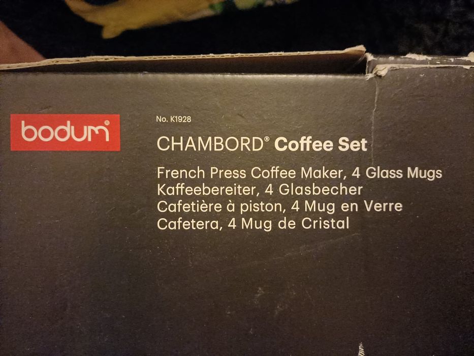 Bodum Chambord Coffee Set NOVO