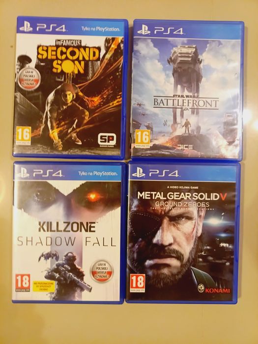Gry PS4  jak nowe