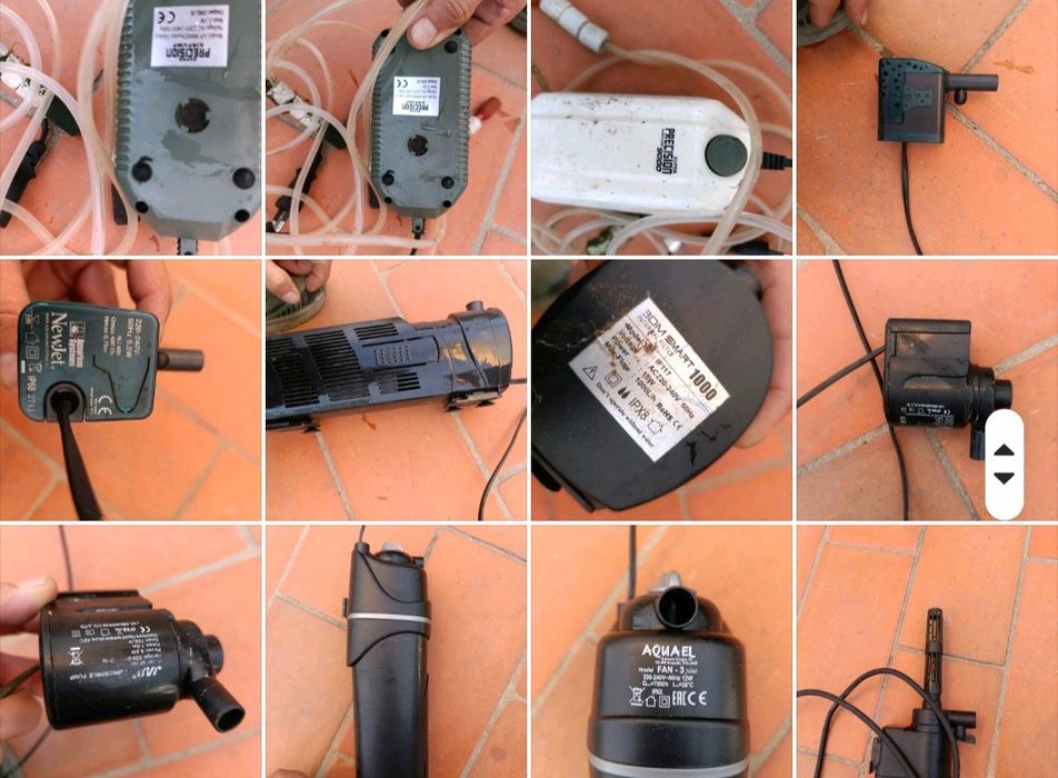 Aquário e acessórios