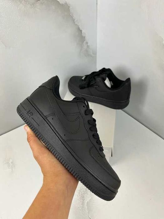 Buty sportowe Nike_Air_Force_1_Low_07_Black_Gum Rozmiar R.45