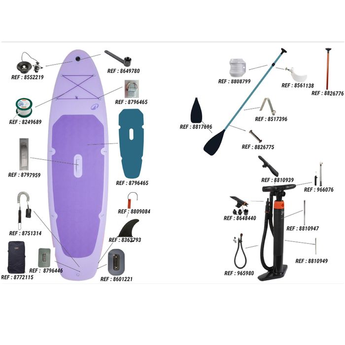 Prancha Insuflável de Stand Up Paddle 10'6 (130 kg) Edição Limitada