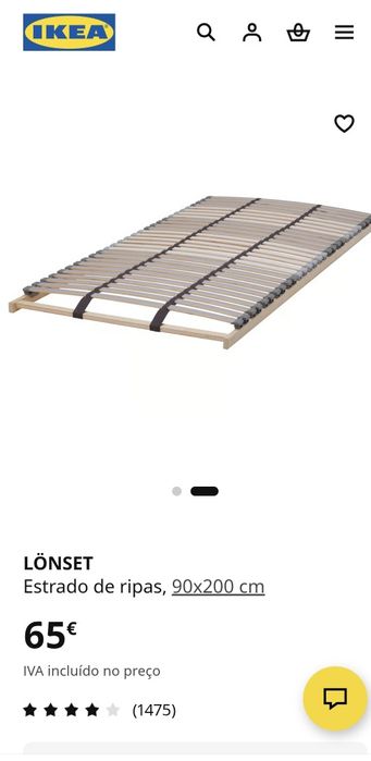 Colchão  e estrado (conjunto)