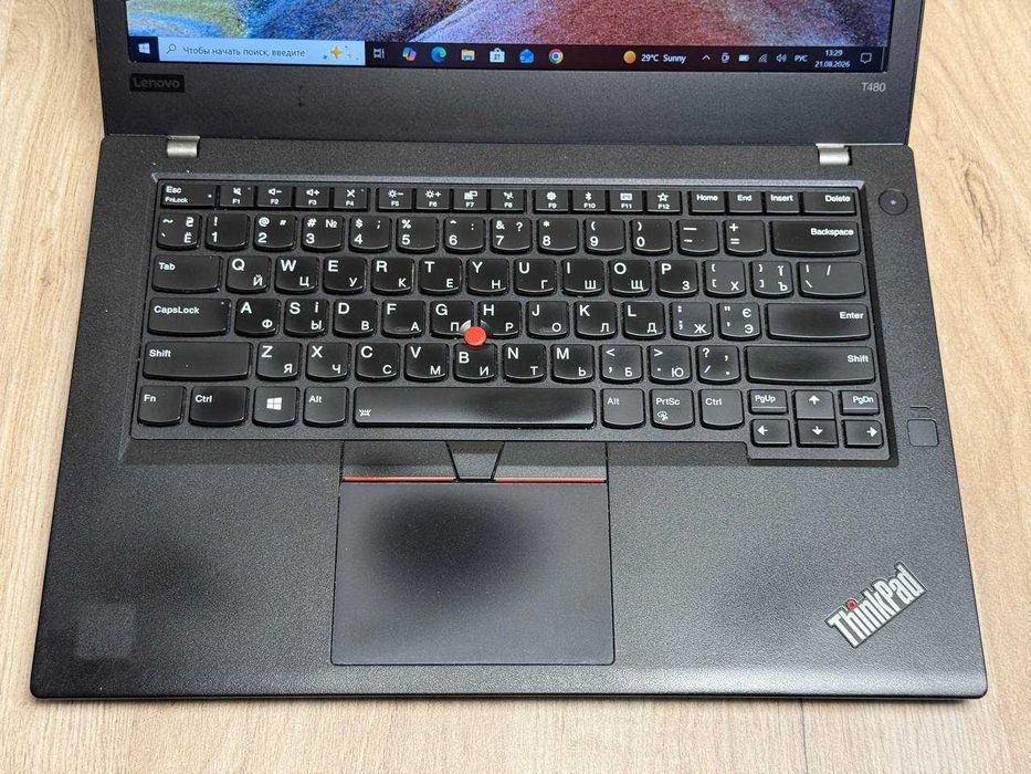 Lenovo ThinkPad T480 14FHDips | i7-8650u | 8GB DDR4 | 256 nvme | АКБ 4-6ч