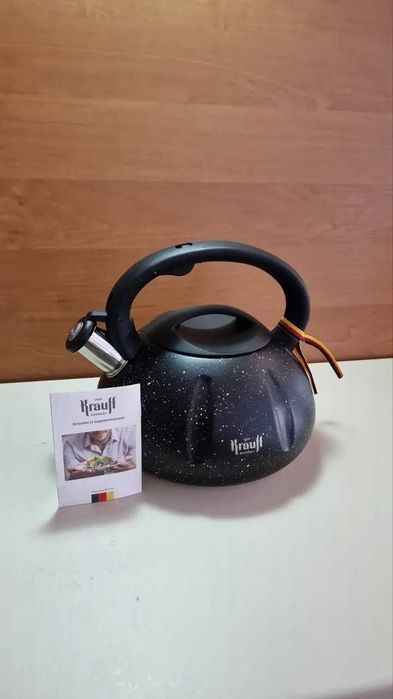 Чайник чорний мрамор ( новый)  Krauff 3 л 26-242-055