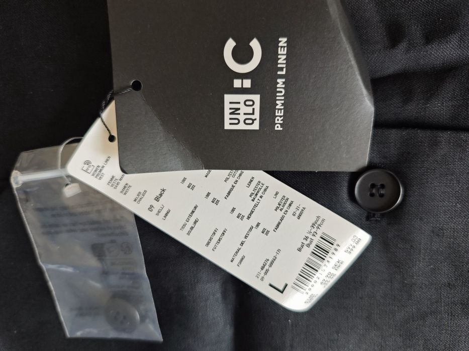 Жилет Uniqlo. Льон