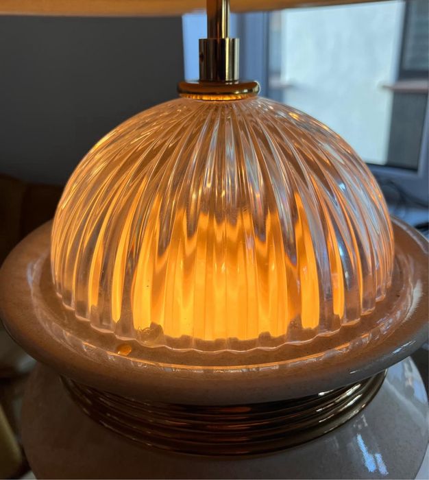 Olbrzymia lampa stołowa Sigma Elle Due. Wlochy lata 80-te