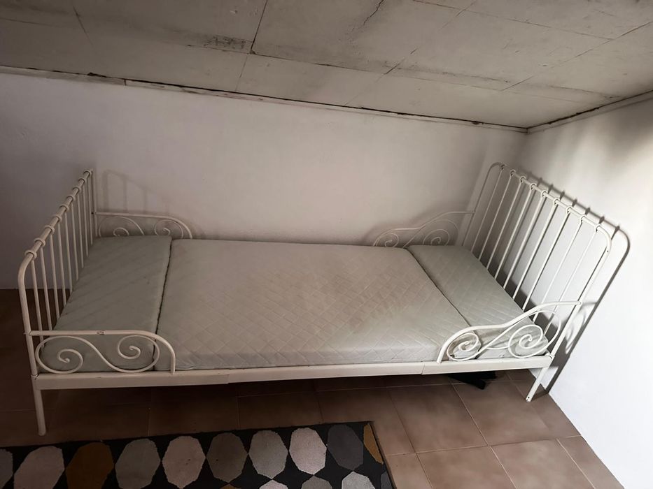 Cama de criança ajustável, até 2m de comprimento