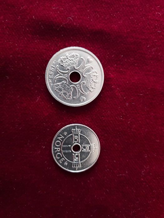 Moneta, 1 Krone, 2 Kroner
