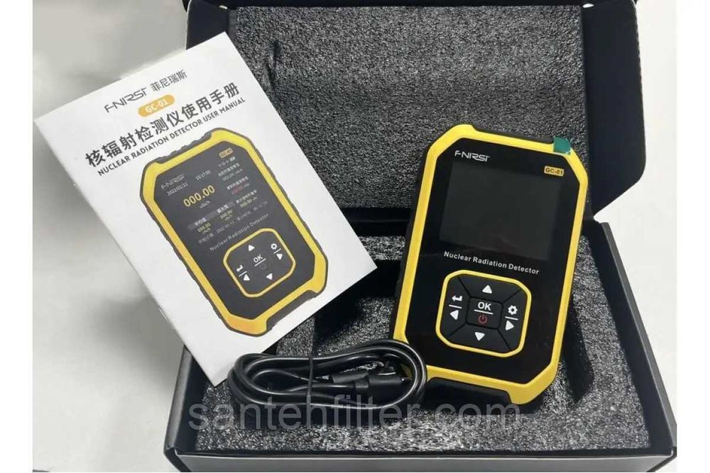Дозиметр побутовий (укр.мова), лічильник Гейгера FNIRSI GC-01