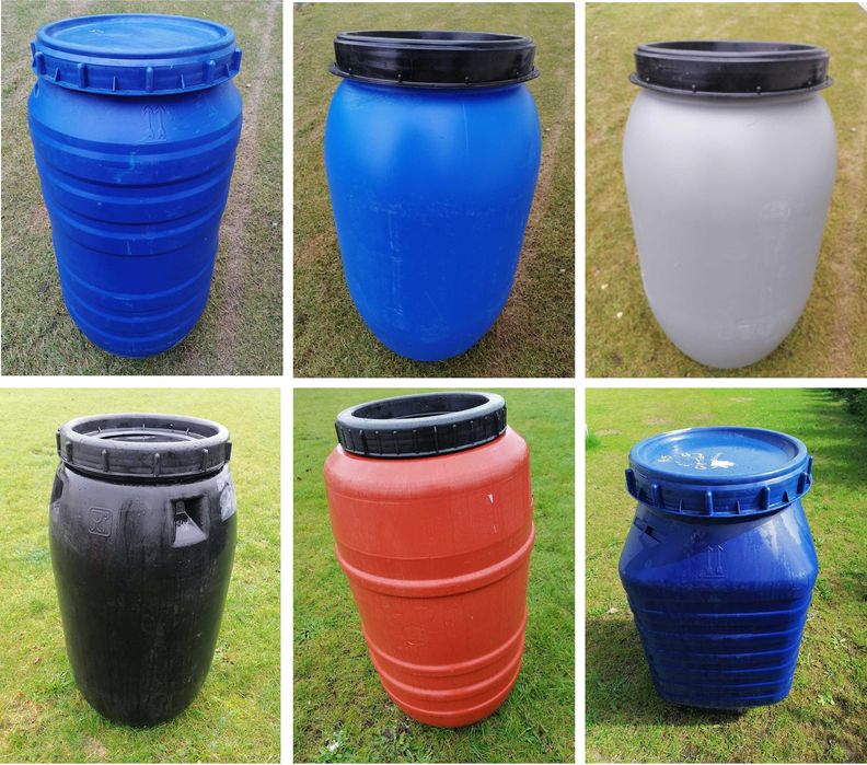 Beczki plastikowe 30l, 50l, 120l ,220l 260l do wody. Beczka plastikowa
