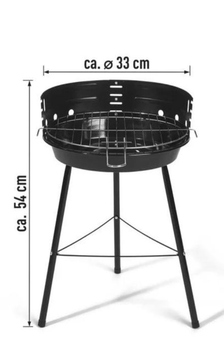 гриль на дерев'яному вугіллі марки "GRILL MEISTER".