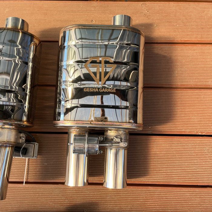 Электрическая вакуумная заслонка на выхлопную систему 51 63 70 76 мм