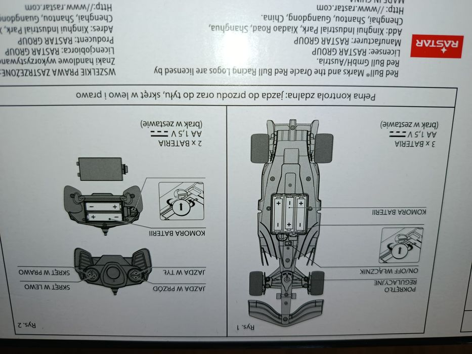 Samochód sterowany radiem RB18 RASTAR