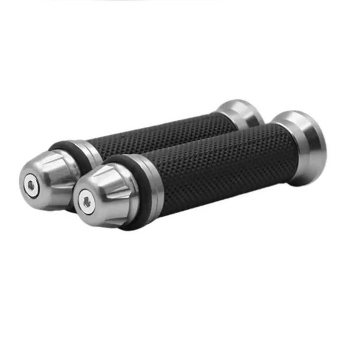 Par de punhos 22 mm alumínio e borracha pesos moto