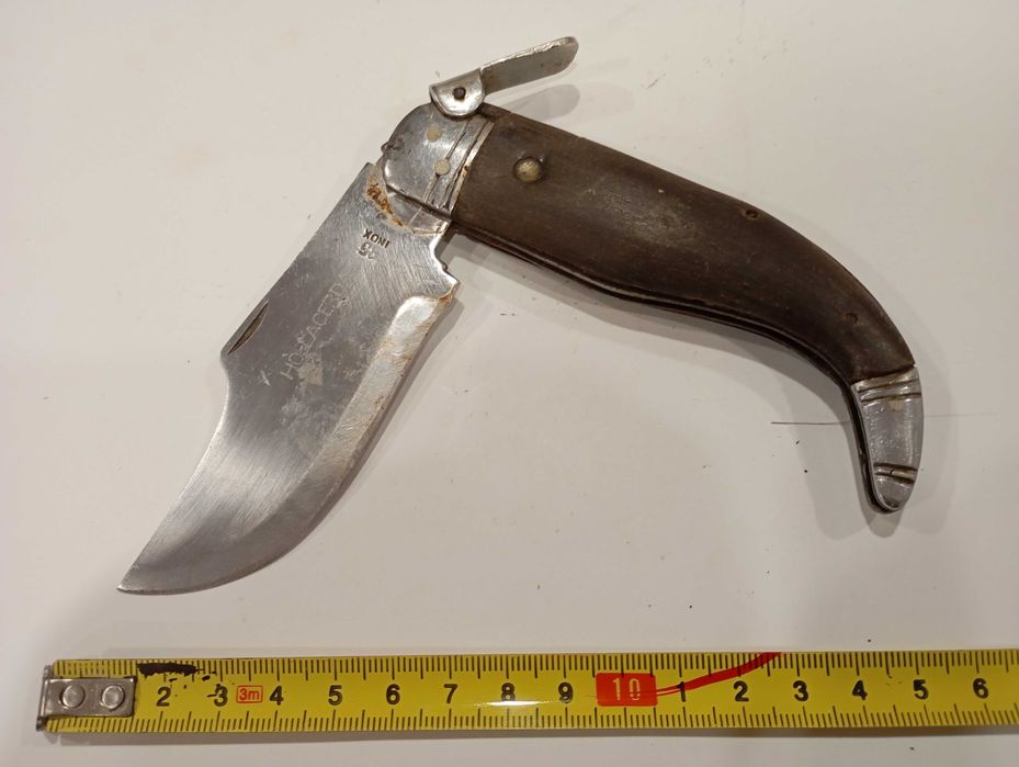 Canivete Coleção Marcado na Lâmina "95 Inox HÒ-Lacerda-Cabo Corno-21cm