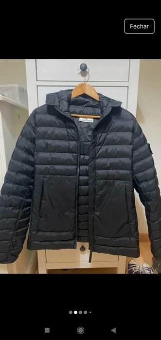 Casaco/blusão acolchoado preto Stone Island