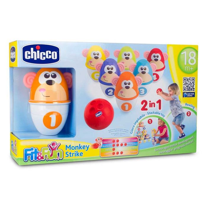 Chicco - kolorowe kręgle- stymulują dziecięcą kreatywność!