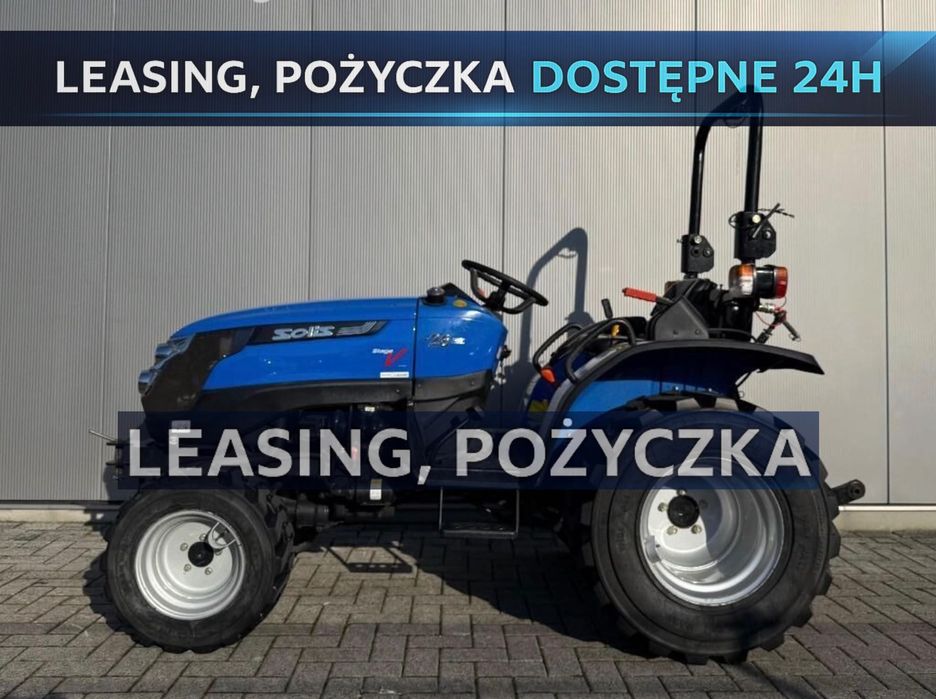 LEASING, KREDYT Solis Kubota Yanmar LS tractor Kioti Lovol John Deere Deutz-Fahr Claas Fendt New Holland decyzja w 24h