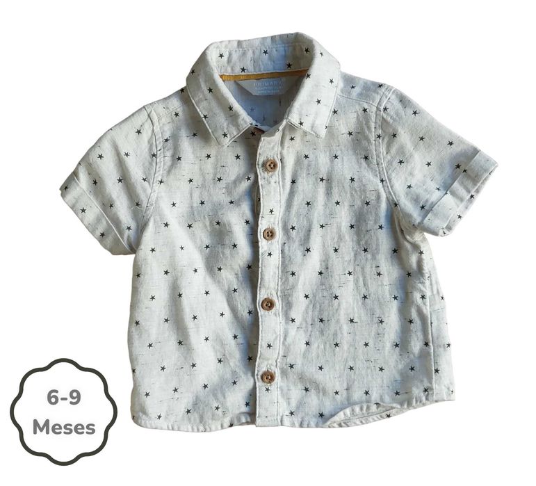 Camisa Estrelas Primark 6-9 meses