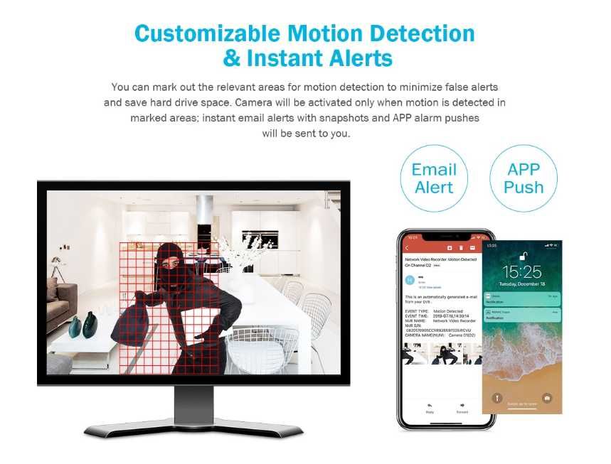 Kit Vídeo Vigilância * 4 Cameras Exteriores * DOME BNC * 1080P