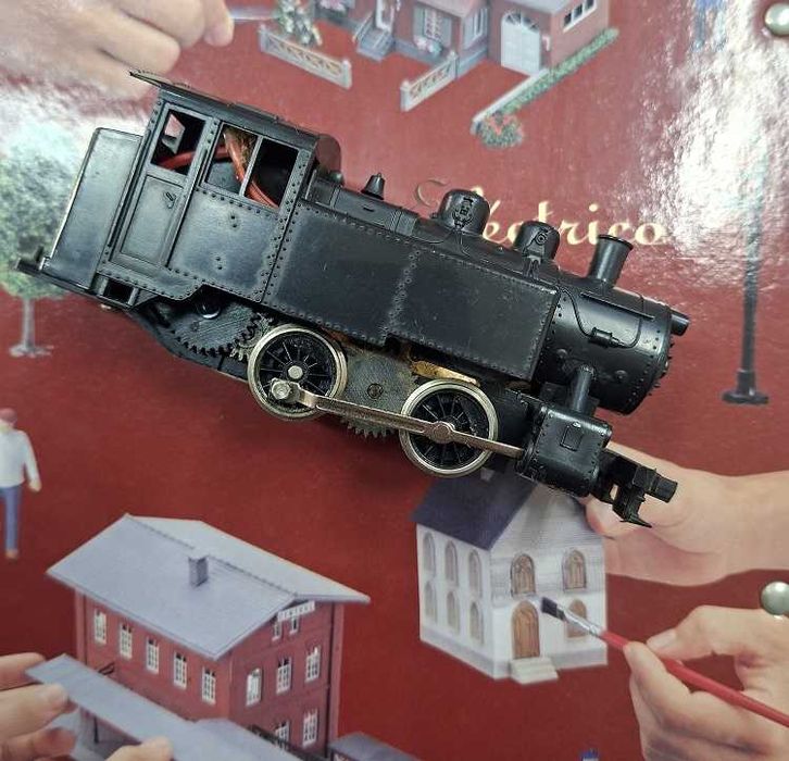 Locomotiva a vapor escala HO modelismo
