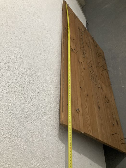 Quadro para arrumacao ferramentas em pinho